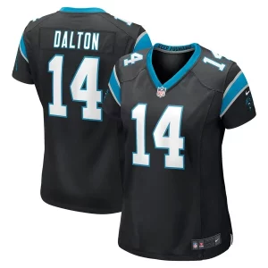 Classic Stylish Andy Dalton Carolina Panthers Nike Women's Game Player Jersey - Black for Game Day