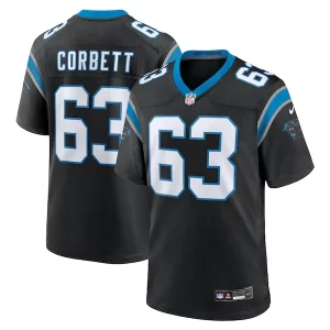 Stylish Exquisite Distinctive Austin Corbett Carolina Panthers Nike Team Game Jersey - Black for a Stylish Sporting Appearance