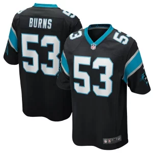 Alluring Classic Exquisite Gorgeous Brian Burns Carolina Panthers Nike Game Jersey - Black for True Fans