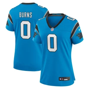Stylish Vibrant Fashionable Brian Burns Carolina Panthers Nike Women's Alternate Game Jersey - Blue to Boost Team Spirit