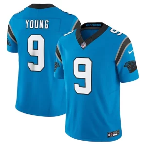 Modern Stylish Chic Classic Bryce Young Carolina Panthers Nike Vapor F.U.S.E. Limited Jersey - Blue for Game Day