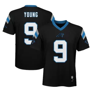 Chic Modern Bryce Young Carolina Panthers Youth Replica Player Jersey - Black to Boost Team Spirit