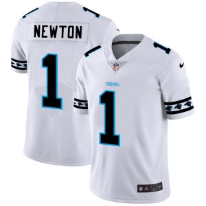 Chic Premium Cozy Carolina Panthers #1 Cam Newton White Team Logo Vapor Limited NFL Jersey for the Ultimate Fan Experience