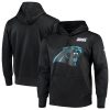 Dashing Fabulous Vibrant Carolina Panthers 100th Season Primary Logo Circuit Performance Pullover Hoodie Black to Show Your Support
