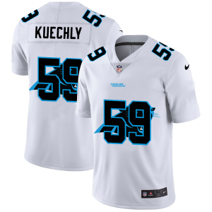 Chic Sturdy Exclusive Attractive Carolina Panthers #59 Luke Kuechly White Men's Team Logo Dual Overlap Limited NFL Jersey for a Stylish Sporting Appearance