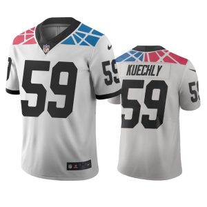 Graceful Marvelous Cozy Fantastic Carolina Panthers #59 Luke Kuechly White Vapor Limited City Edition NFL Jersey for True Fans