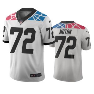 Fantastic Dashing Carolina Panthers #72 Taylor Moton White Vapor Limited City Edition NFL Jersey for an Unforgettable Season