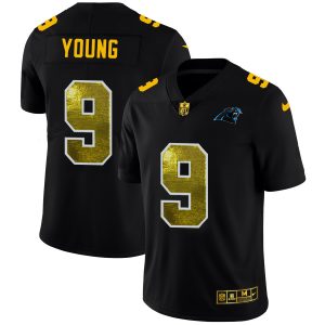 Comfortable Stunning Carolina Panthers #9 Bryce Young Men's Black Golden Sequin Vapor Limited NFL Jersey for the Ultimate Fan Experience