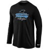 Elegant Alluring Handsome Outstanding Carolina Panthers Critical Victory Long Sleeve T-Shirt Black for a Memorable Fan Moment