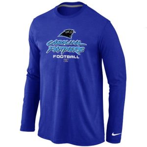 Unique Stylish Carolina Panthers Critical Victory Long Sleeve T-Shirt Blue for the Ultimate Fan Experience