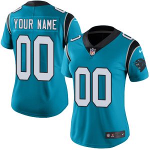 Classic Trendy Alluring Carolina Panthers Customized Blue Alternate Stitched Vapor Untouchable Limited Women's NFL Jersey for True Fans