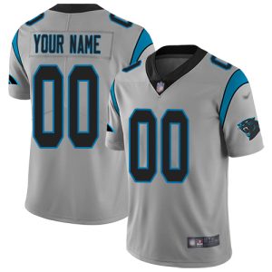 Smart Distinctive Alluring High Quality Carolina Panthers Customized Silver Men's Stitched NFL Limited Inverted Legend Jersey for the Ultimate Fan Experience