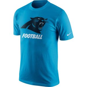 Fashionable Classic Dashing Outstanding Carolina Panthers Facility T-Shirt Blue for the Ultimate Fan Experience