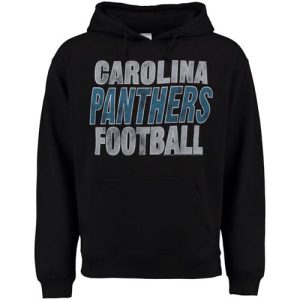 Graceful Modern Premium Luxurious Carolina Panthers Junk Food Kickoff Pullover Hoodie Black to Elevate Your Game Day Look