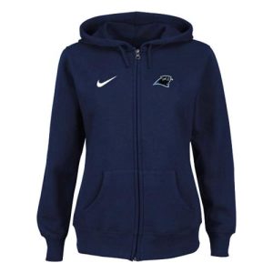 Modern Luxurious Graceful Elegant Carolina Panthers Ladies Tailgater Full Zip Hoodie Blue for an Unforgettable Season