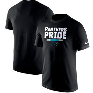 Sleek Trendy Carolina Panthers Local Verbiage T-Shirt Black for an Unforgettable Season