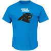 Vibrant Smart Dashing Elegant Carolina Panthers Majestic Critical Victory T-Shirt Blue for a Stylish Sporting Appearance