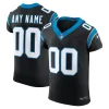 Distinctive Gorgeous Stunning Carolina Panthers Nike Vapor F.U.S.E. Elite Custom Jersey - Black to Boost Team Spirit