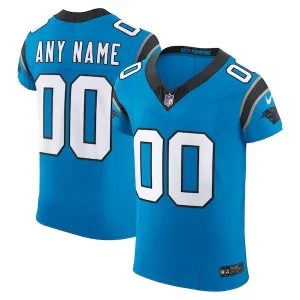Graceful Attractive Sleek Cozy Carolina Panthers Nike Vapor F.U.S.E. Elite Custom Jersey - Blue for Game Day