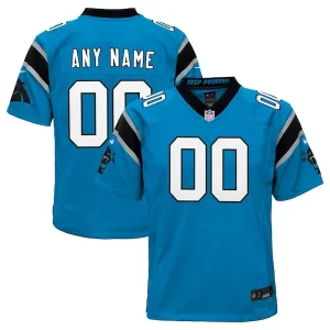 Exclusive Comfortable Carolina Panthers Nike Youth Alternate Custom Game Jersey - Blue to Boost Team Spirit