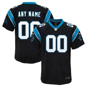 Authentic Luxurious Comfortable Carolina Panthers Nike Youth Custom Game Jersey - Black to Elevate Your Game Day Look