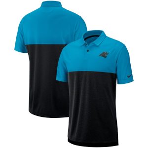 Chic Dashing Sturdy Carolina Panthers Sideline Early Season Performance Polo Blue Black to Show Your Support