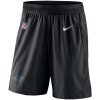 Handsome Dashing Carolina Panthers Sideline Fly Performance Knit Shorts Black to Boost Team Spirit