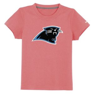 Trendy Marvelous Dashing Alluring Carolina Panthers Sideline Legend Authentic Logo Youth T-Shirt Pink for a Stylish Sporting Appearance