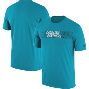 Unique Trendy Alluring Dashing Carolina Panthers Sideline Seismic Legend Performance T-Shirt Blue for an Unforgettable Season