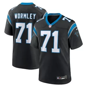 Vibrant Fabulous Graceful Stylish Chris Wormley Carolina Panthers Nike Game Jersey - Black for a Memorable Fan Moment