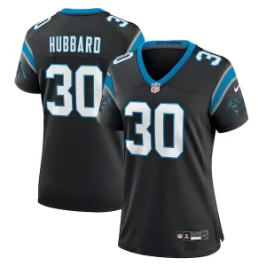 Gorgeous Stylish Chuba Hubbard Carolina Panthers Nike Women's Team Game Jersey - Black for Game Day