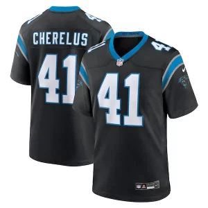 Impressive Graceful Sleek Smart Claudin Cherelus Carolina Panthers Nike Team Game Jersey - Black for Game Day