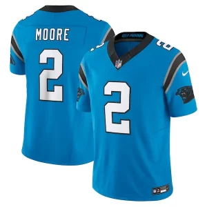 Unique Stylish Handsome Trendy D.J. Moore Carolina Panthers Nike Vapor F.U.S.E. Limited Jersey - Blue for Game Day