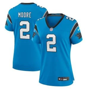 Exquisite Distinctive High Quality Exclusive D.J. Moore Carolina Panthers Nike Women's Player Jersey - Blue to Show Your Support