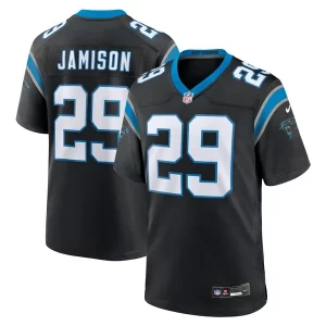 Superb Premium Smart D'Shawn Jamison Carolina Panthers Nike Team Game Jersey - Black for True Fans