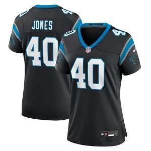 Luxurious Marvelous Deion Jones Carolina Panthers Nike Women's Game Jersey - Black for True Fans