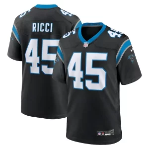 Alluring Fashionable Giovanni Ricci Carolina Panthers Nike Team Game Jersey - Black for True Fans