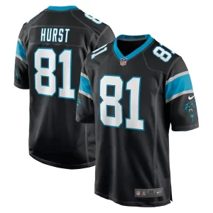 Handsome Exquisite Hayden Hurst Carolina Panthers Nike Game Player Jersey - Black for a Memorable Fan Moment