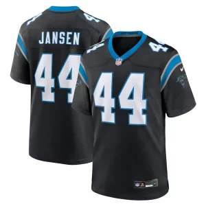 Authentic Premium Attractive Cozy J.J. Jansen Carolina Panthers Nike Team Game Jersey - Black to Boost Team Spirit