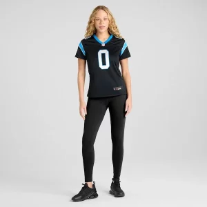 Smart Luxurious Dashing High Quality Ja'Tavion Sanders Carolina Panthers Nike Women's Game Jersey - Black for a Stylish Sporting Appearance