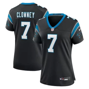 Marvelous Elegant Exclusive Impressive Jadeveon Clowney Carolina Panthers Nike Women's Game Jersey - Black to Boost Team Spirit