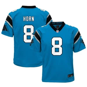 Classic Superb Gorgeous Exclusive Jaycee Horn Carolina Panthers Nike Youth Game Jersey - Blue for the Ultimate Fan Experience