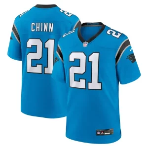 Eye   catching Stylish Graceful Jeremy Chinn Carolina Panthers Nike Alternate Game Jersey - Blue for a Memorable Fan Moment