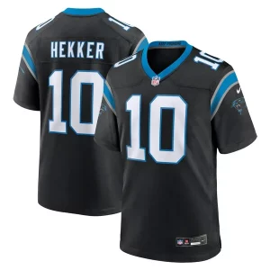 Cool Attractive Handsome Johnny Hekker Carolina Panthers Nike Team Game Jersey - Black for Game Day