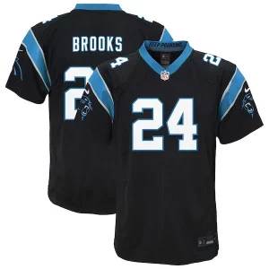 Authentic Fabulous Jonathon Brooks Carolina Panthers Nike Youth Team Game Jersey - Black to Show Your Support