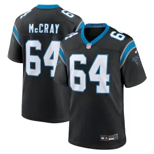 Fashionable Exquisite Justin McCray Carolina Panthers Nike Team Game Jersey - Black for a Stylish Sporting Appearance