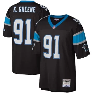 Outstanding Handsome Kevin Greene Carolina Panthers Big & Tall 1996 Retired Player Replica Jersey - Black to Elevate Your Game Day Look