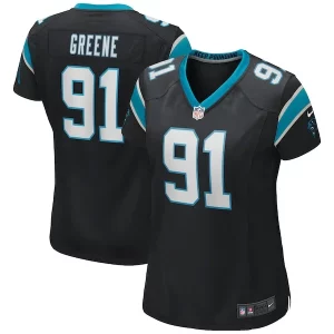 Chic Fantastic Kevin Greene Carolina Panthers Nike Women's Game Retired Player Jersey - Black for Game Day