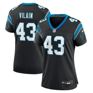 Exclusive Comfortable Cool Luiji Vilain Carolina Panthers Nike Women's Game Jersey - Black for a Memorable Fan Moment