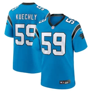 Marvelous Vibrant Premium Luke Kuechly Carolina Panthers Nike Retired Player Game Jersey - Blue for a Stylish Sporting Appearance